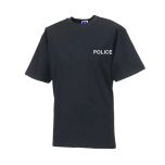 Police Branded T-Shirt - Black