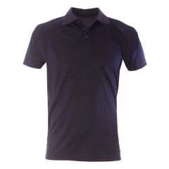 Wicking Polo Shirt - Epaulettes - Navy