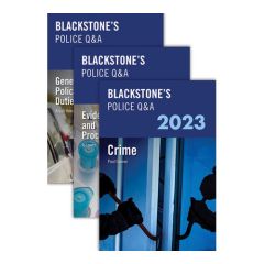 Blackstone's Police Q&A: 3 Volume Pack 2023