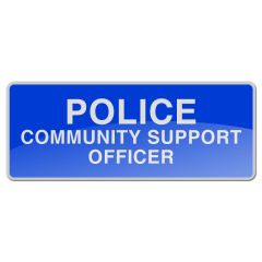 Reflective Badge - Sew-On - Small - PCSO