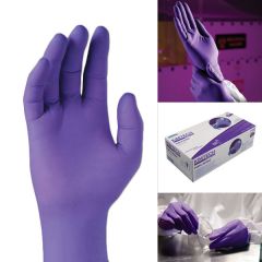 Purple Nitrile Gloves - Powder Free