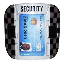SIA Security Badge Holder Armband - Dark Grey / Black