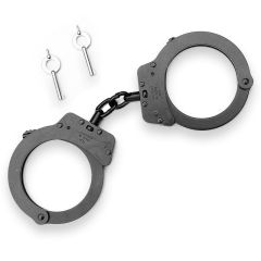 Double Sided Chain Handcuffs - Black