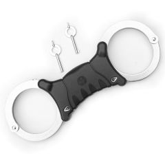 Total Control Rigid Handcuffs - Satin Nickel